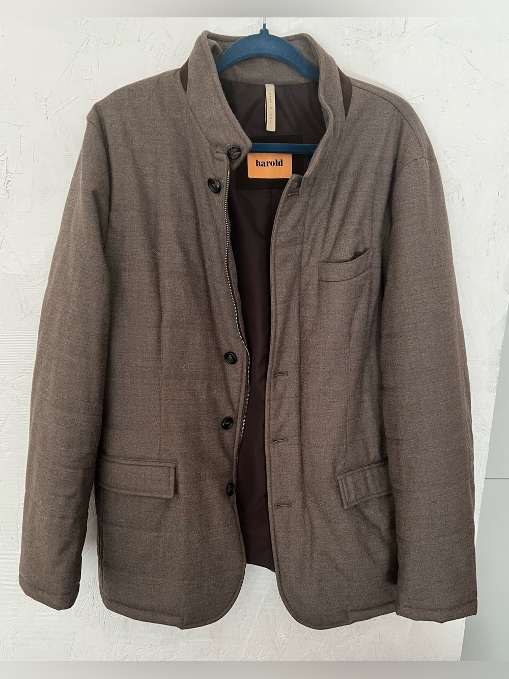 Harold / Loro Piana Firenze Wool Blend Quilted Jacket Sz.54 (L/XL)